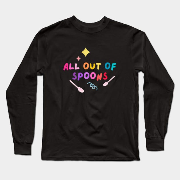 All out of spoons Long Sleeve T-Shirt by applebubble